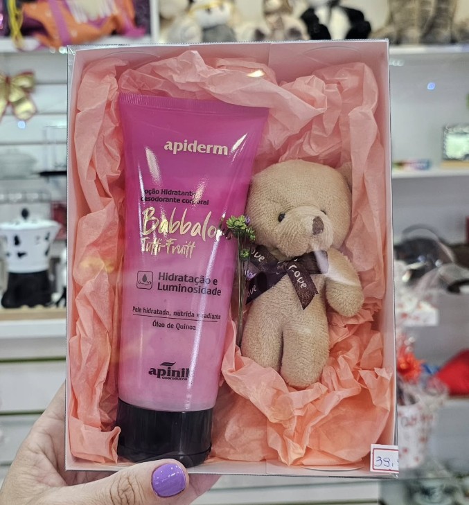 Kit Hidratante Bubbaloo com Ursinho